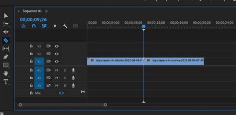 How to split footage in premiere