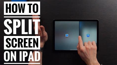 How to split ipad screen in two