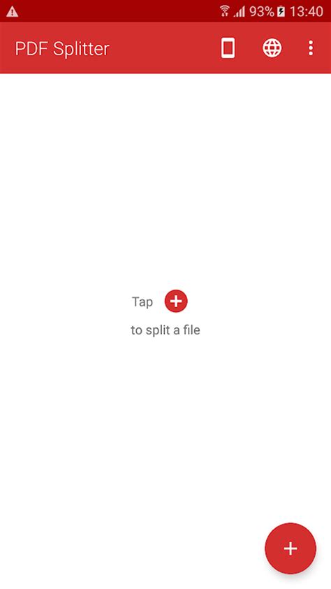 How to split pdf file in android