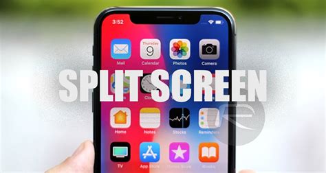 How to split screen in iphone x