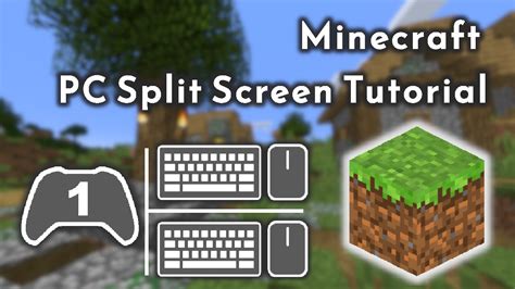 How to split screen minecraft pc