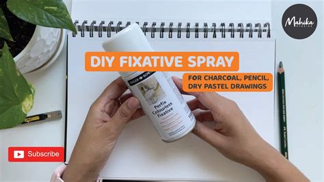 How to spray charcoal sketch YouTube