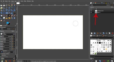 How to stack images in gimp
