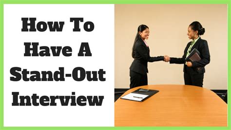 How to stand out in an interview