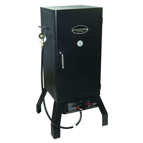 How to start a masterbuilt smoker. 40-Inch ThermoTemp™ XL Propane Smoker. $379.99. Model: MB20051316. Unlock flavor in every tender bite with Masterbuilt’s 40 inch ThermoTemp XL Propane Smoker. This vertical propane smoker makes creating deliciously-smoked foods simple and easy. Load your propane fuel into the hose, set your desired smoking temperature on the dial, … 