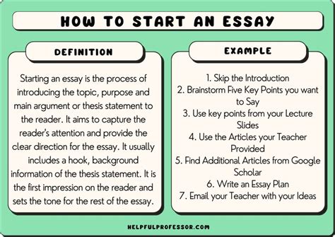 How to start an essay. Things To Know About How to start an essay. 