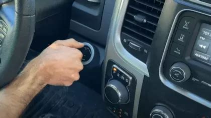 How to start dodge ram with key.  Press and hold the brake pedal.  - Hello every...