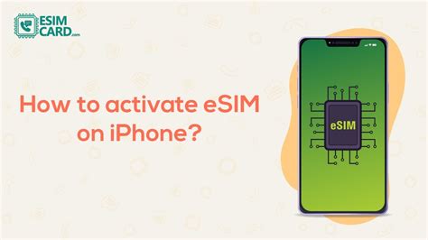 How to start esim in iphone xs