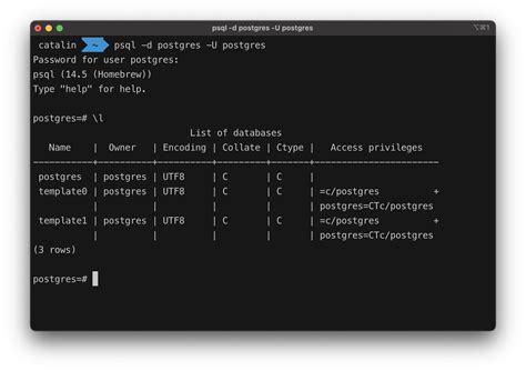 How to start psql in linux