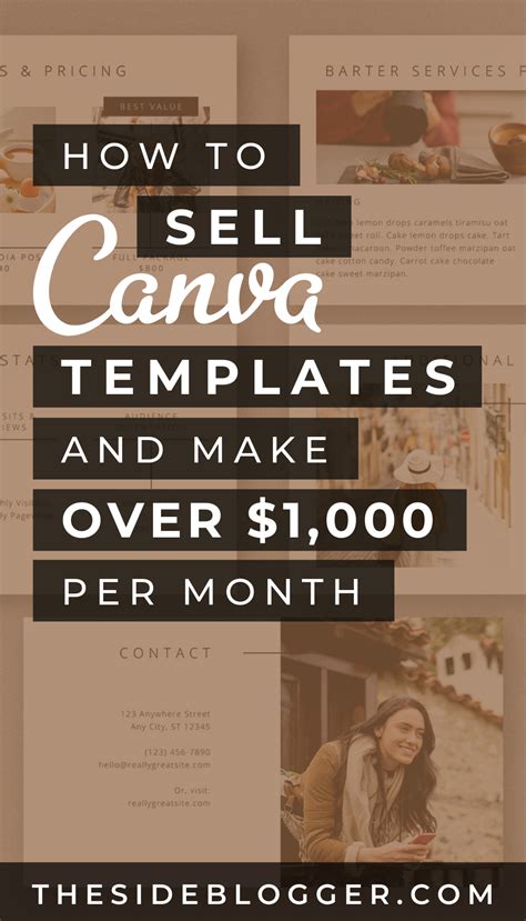 How to start selling canva templates and create a side stream