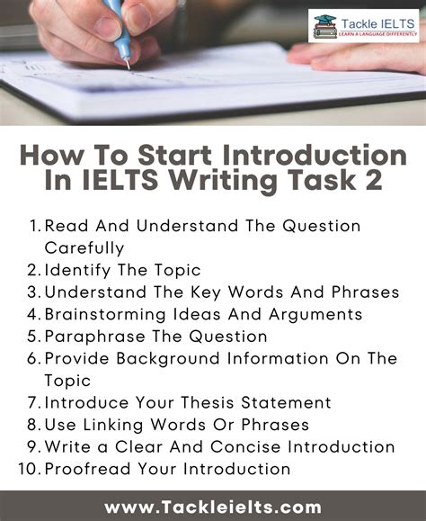 How to start writing in ielts