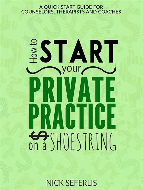 How to start your private practice on a shoestring a quick start guide for counselors therapist and coaches. - Alstom guía de protección y automatización de redes.