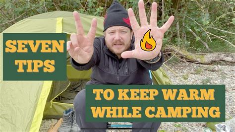 How to stay warm while camping. - YouTube