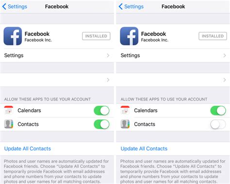 How to stop Facebook accessing your phone contacts