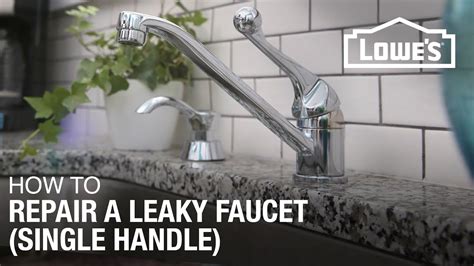 How to stop a dripping faucet