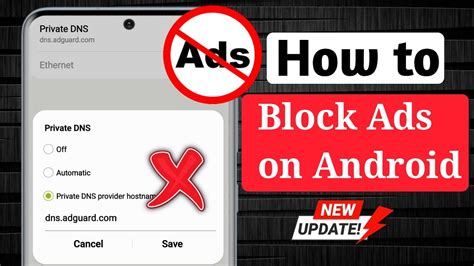 How to stop ads on android phone
