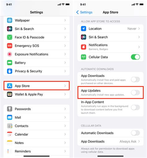 How to stop app updates