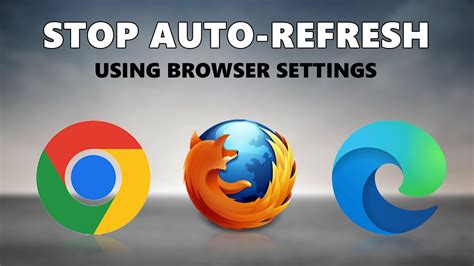 How to stop auto refresh in windows 7.  Finish by restarting your web browser.  Nov 27, 20...