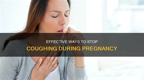 How to stop coughing pregnant