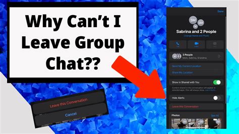 How to stop group chat on facebook
