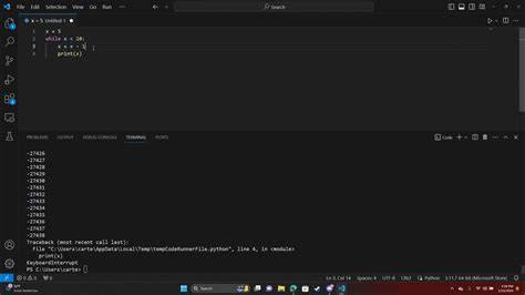 How to stop infinite loop in python jupyter notebook.  This works with user inp...
