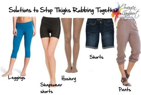 How to stop legs rubbing when walking