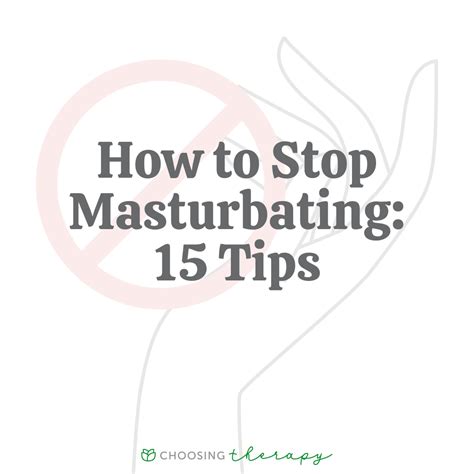 How to stop masterburate forever permanently. 