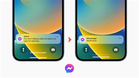 How to stop messenger notification on screen