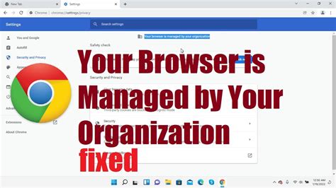 How to stop my Chrome browser being managed? - Chrome …