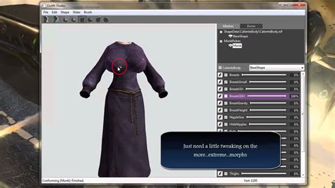 How to stop outfit clipping with CBBE Bodyslide?