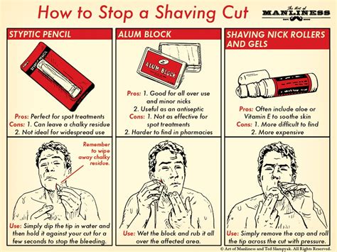 How to stop razor cut on face