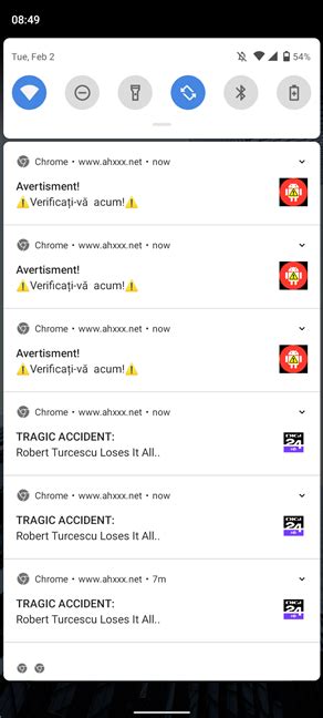 How to stop spam notifications on chrome