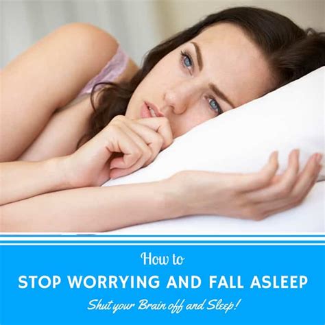 How to stop worrying about sleep