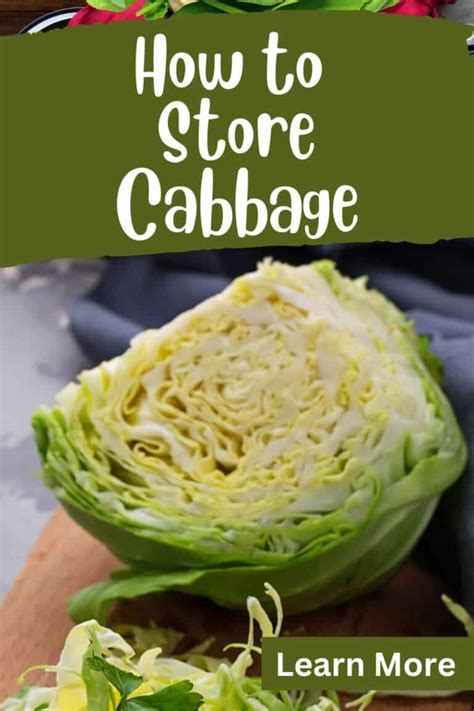 How to store cabbage in refrigerator