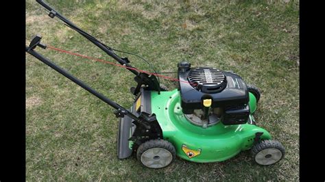 How to string a lawn mower - YouTube