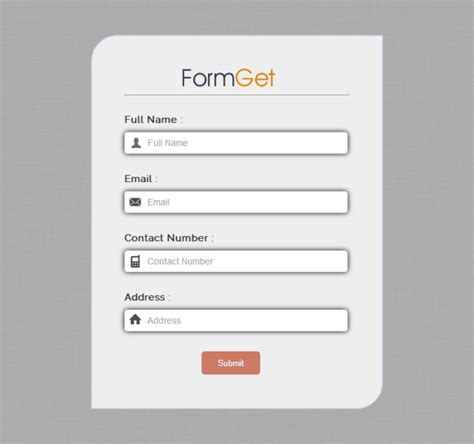 How to style form in css