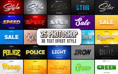 How to style text in photoshop