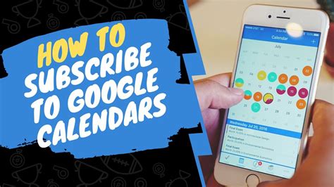 How to subscribe to a Google Calendar YouTube
