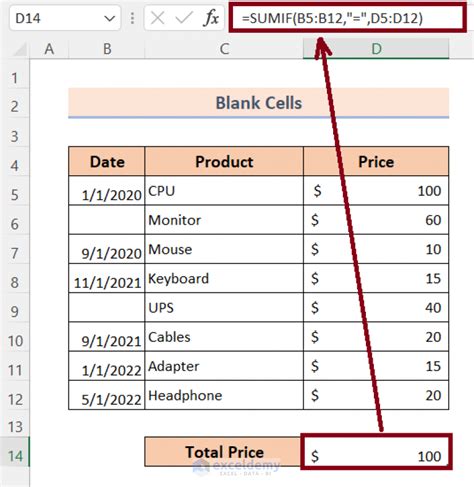 How to sum in excel with conditions