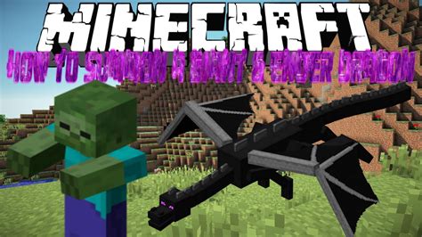 How to summon a dragon in minecraft