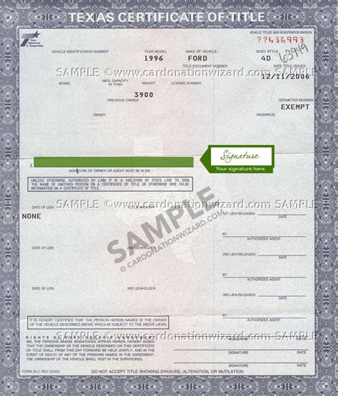 How to switch car title in texas