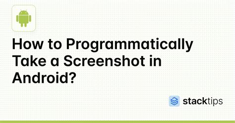 How to take a screenshot programmatically in …