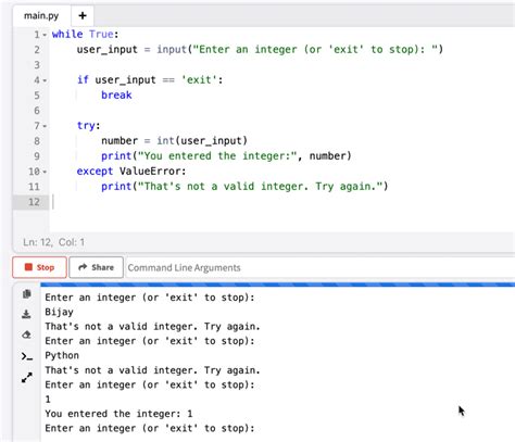 How to take continuous input in python.  # While loop with user Input in Python To take user inpu...