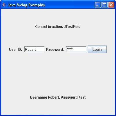 How to take input in java swing jtextfield. .