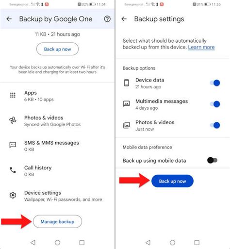How to take messages backup in android