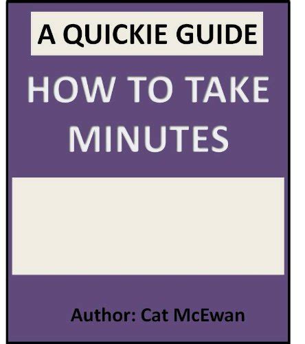 How to take minutes the quickie guide the quickie guides. - Estadística de la provincia capuchina de navarra-cantabria-aragón, 1900-1979..