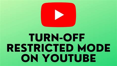 Learn how to quickly disable Restricted Mode on YouTube with th