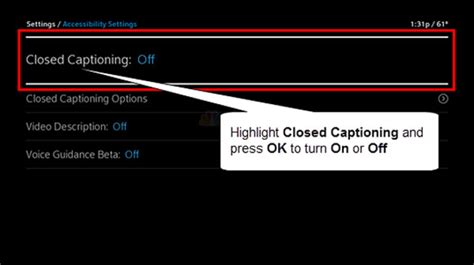 Aug 17, 2016 ... How to turn on and off Closed Captioning on Xf