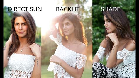How to take pictures in direct sunlight