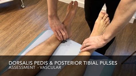 How to take pulse in foot